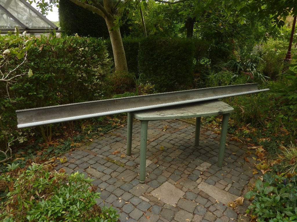 dakgoot, Ophalen, 2 tot 4 meter, Zo goed als nieuw, Zink
