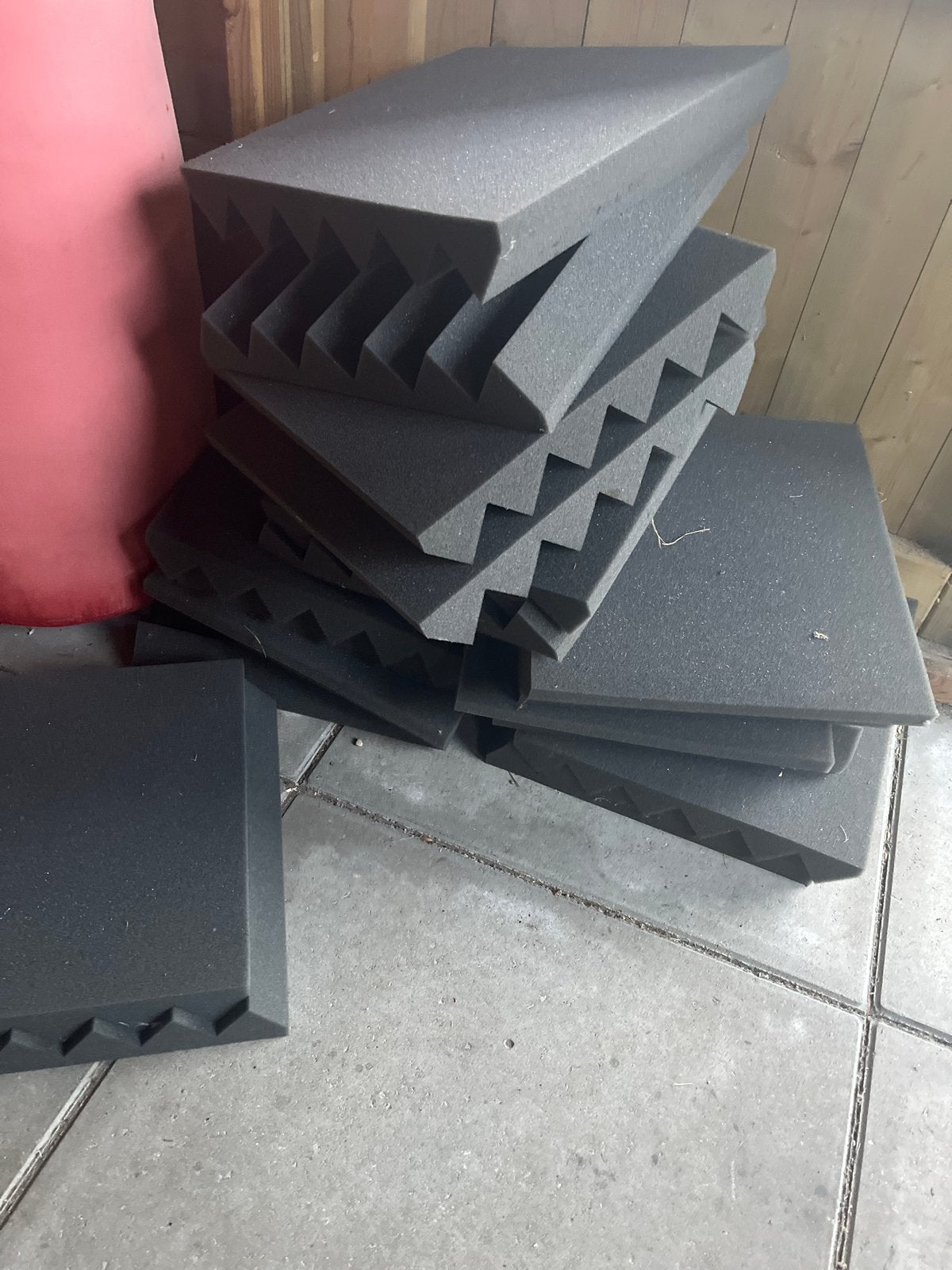 Akoestische Schuimpanelen - Geluidsisolatie, Ophalen, Zo goed als nieuw