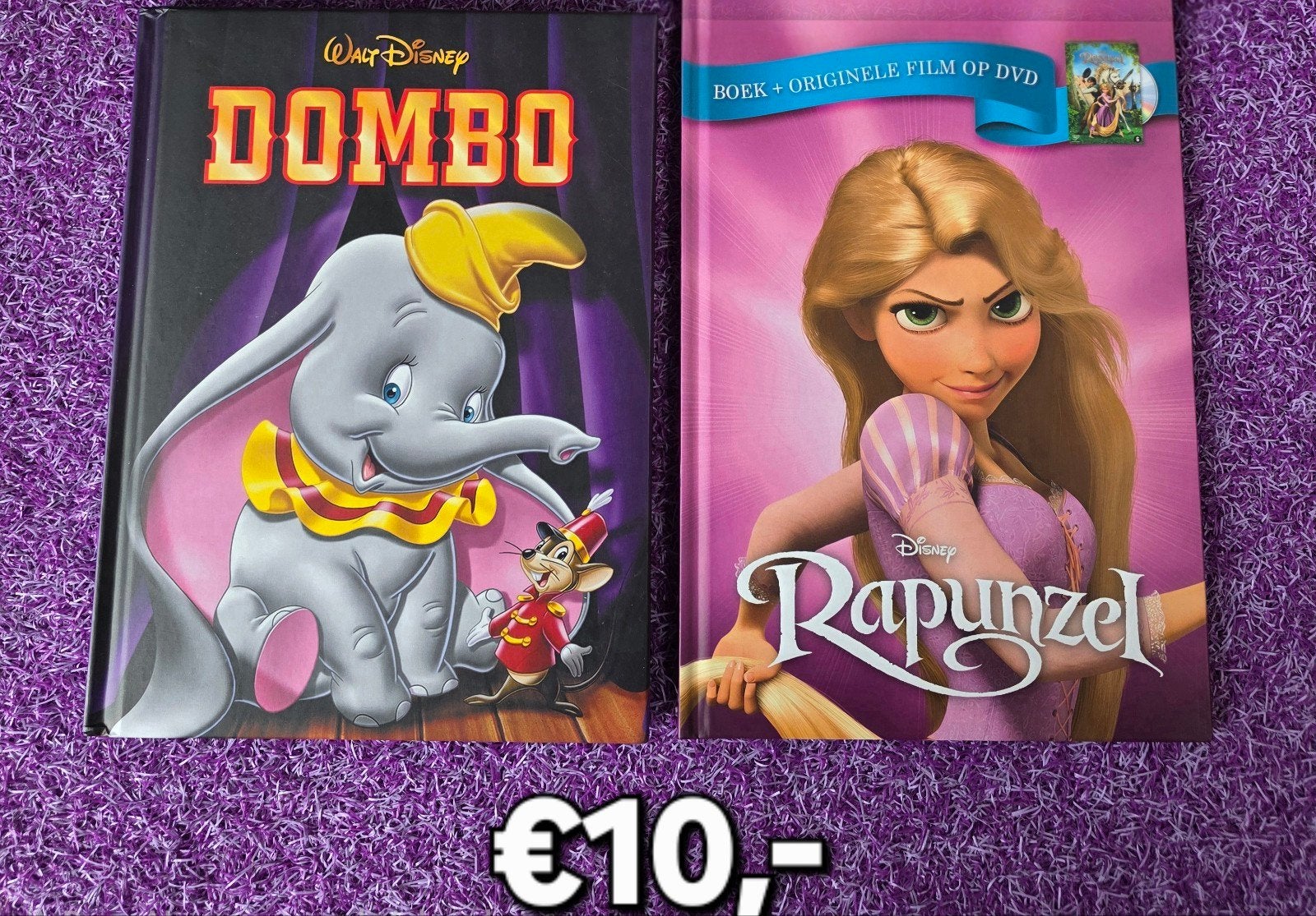 Disney Boeken: Dombo, Rapunzel, Boeken, Jongen of Meisje, Walt Disney, Nieuw, Ophalen of Verzenden