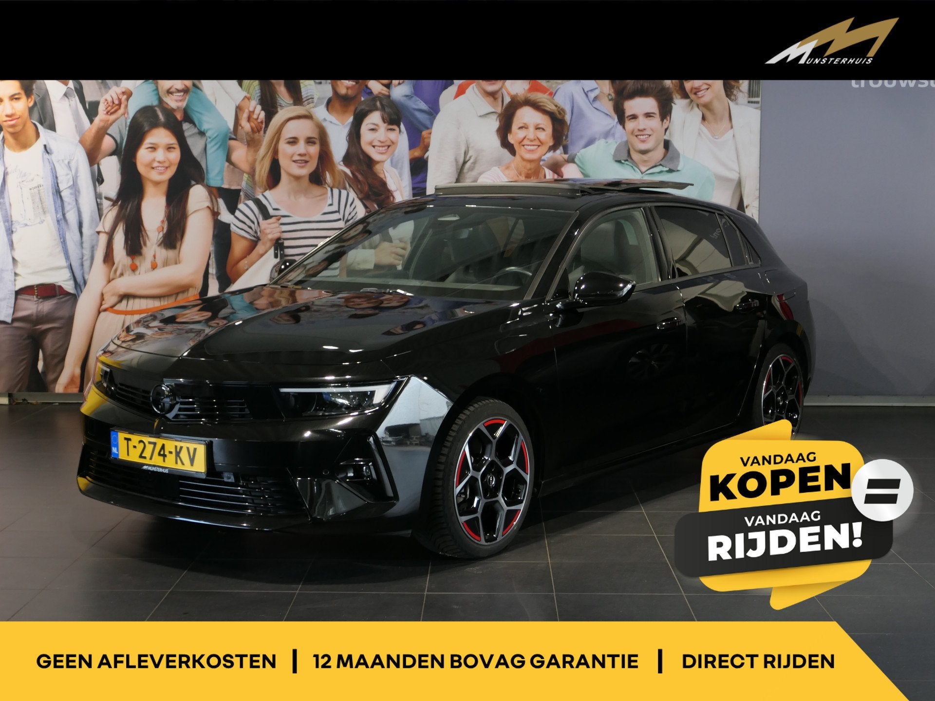 Opel Astra 1.6 Hybrid GS Line - Schuif/kanteldak - 18" LMV -, Auto's, Automatische klimaatregeling, Gebruikt, 4 cilinders, 181 pk