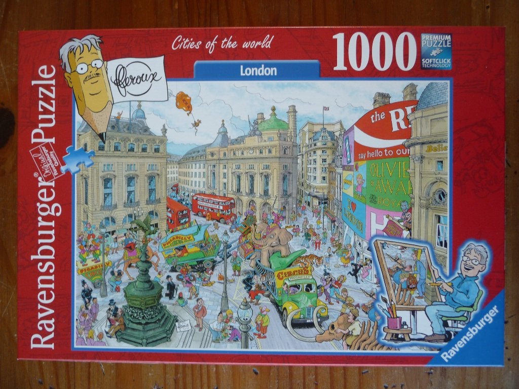 2 x Legpuzzel a 1000 stukjes., Verzenden, 500 t/m 1500 stukjes, Gebruikt, Legpuzzel
