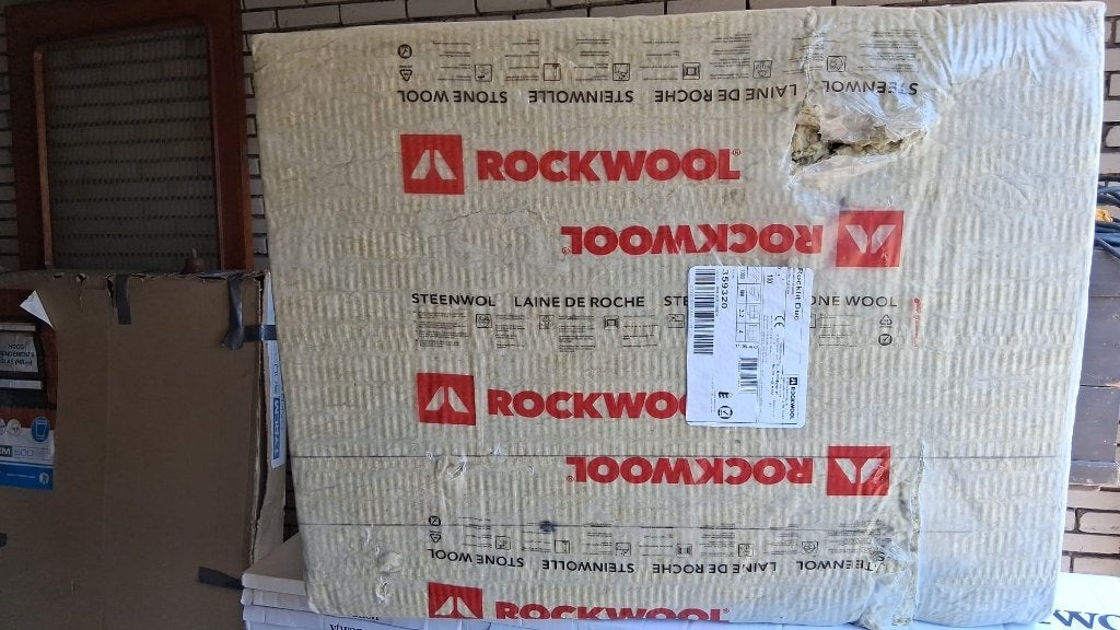 rockwool ; rockfit duo isolatie , 100mm dik, Doe-het-zelf en Verbouw, Isolatie en Afdichting, Ophalen, Dakisolatie, Nieuw, Steenwol