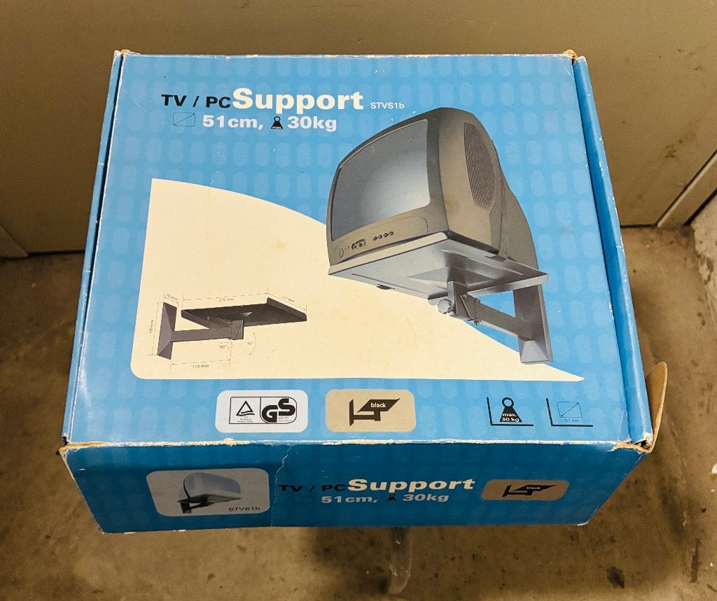 tv steun TV PC Support STVS1b voor TV max 51cm en 30 kg, Ophalen, Refurbished