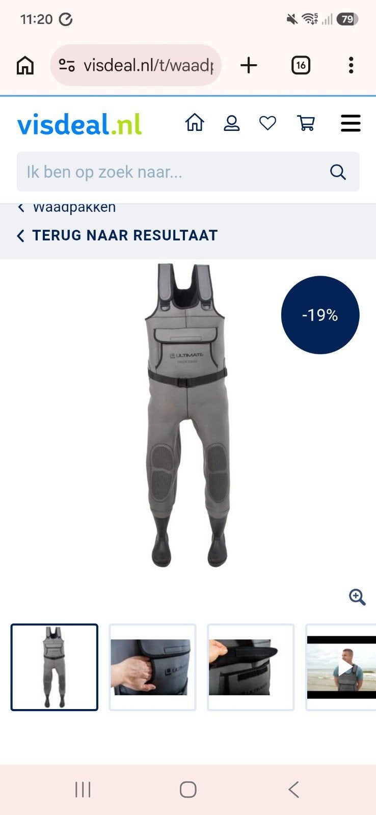 Gloednieuw ultimate waadpak maat 46, Ophalen of Verzenden, Nieuw, Overige typen