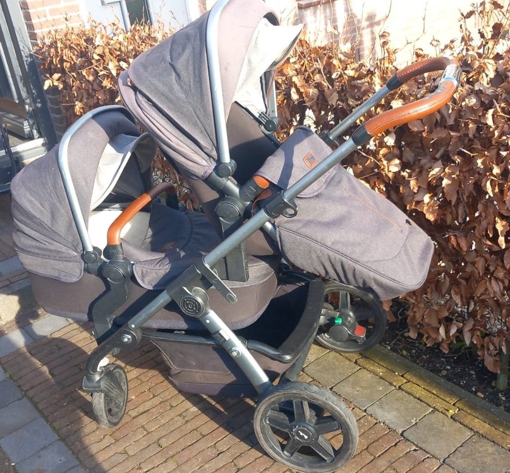SilverCross Wave kinderwagen, duowagen, Gebruikt, Verstelbare duwstang, Ophalen, Kinderwagen