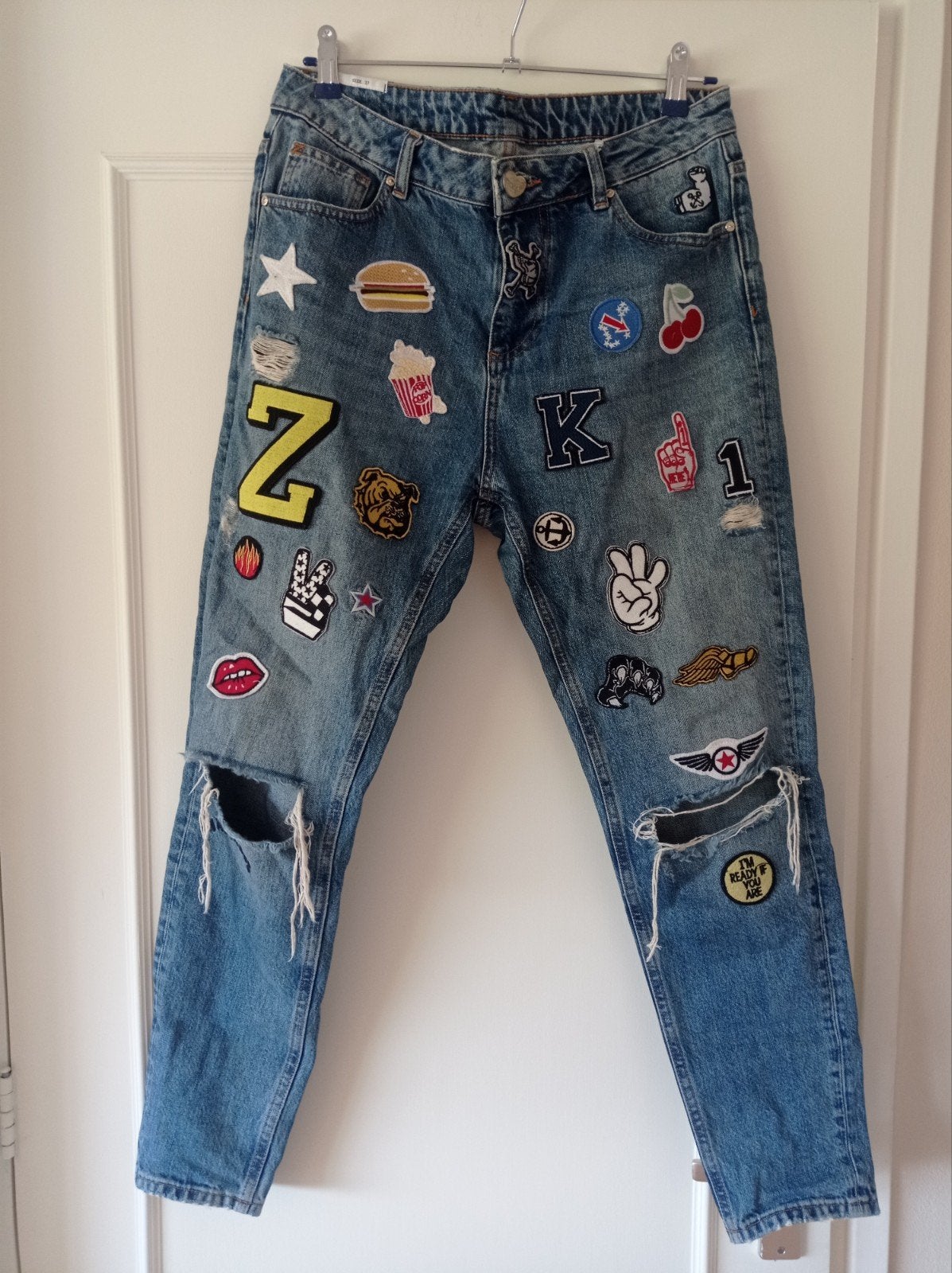Zoe Karssen design mom jeans, Blauw, Zoe Karssen, Ophalen of Verzenden, Zo goed als nieuw