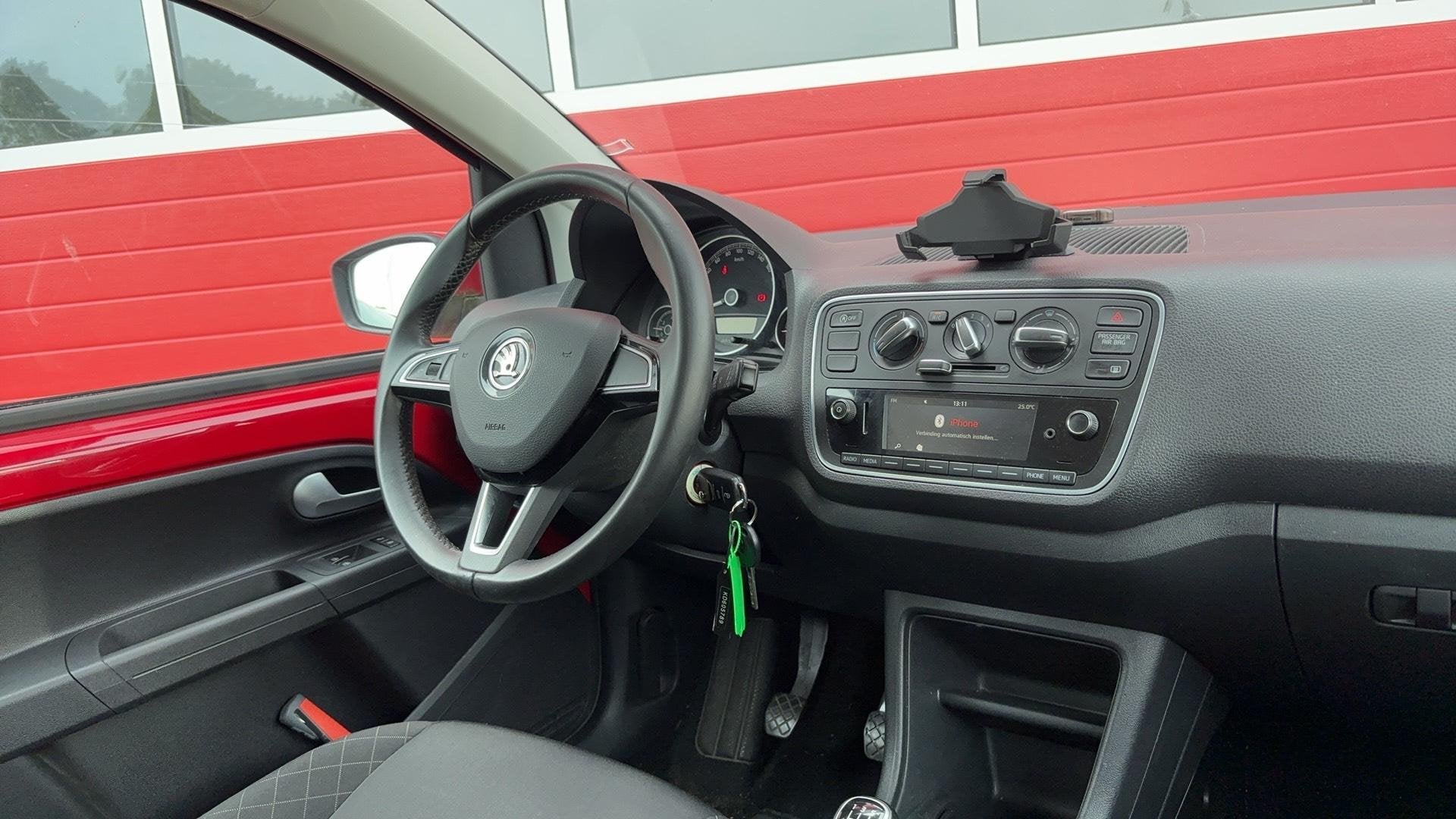 Skoda Citigo 1.0 Greentech Style CRUISE CONTROL / AIRCO / BL, Auto's, Voorwielaandrijving, Stof, Gebruikt, Origineel Nederlands