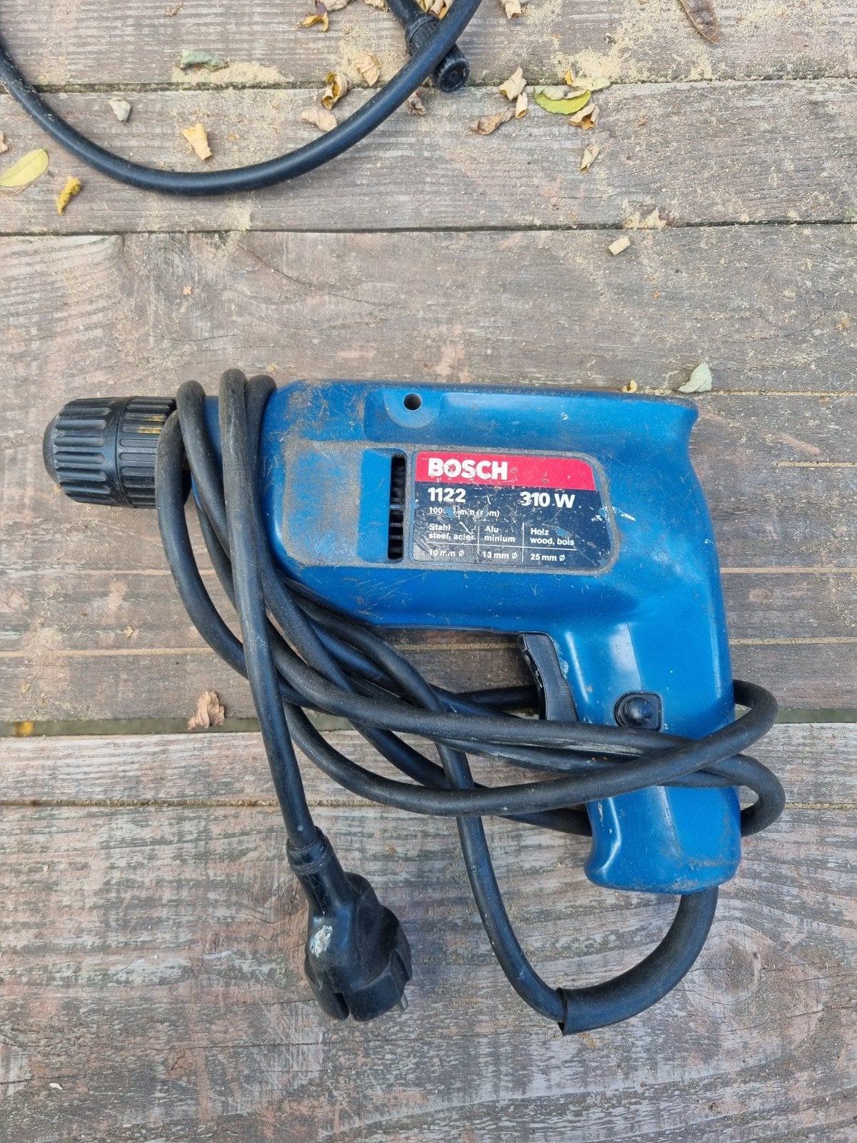 Bosch Boormachine 1122 - 310W, Ophalen of Verzenden, Gebruikt, Minder dan 400 watt, Boormachine