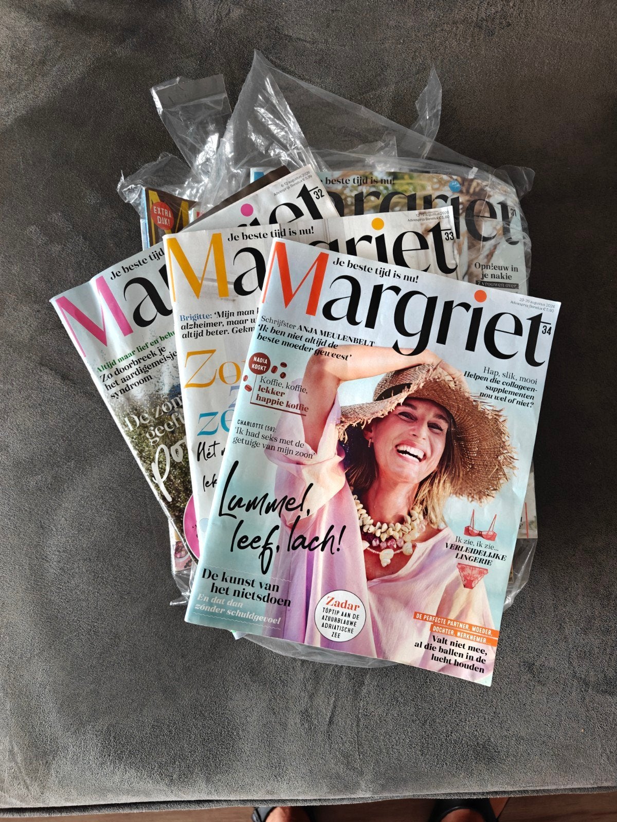 Ongeveer 30 x Margriet tijdschrift, Ophalen of Verzenden, Zo goed als nieuw, Damesbladen