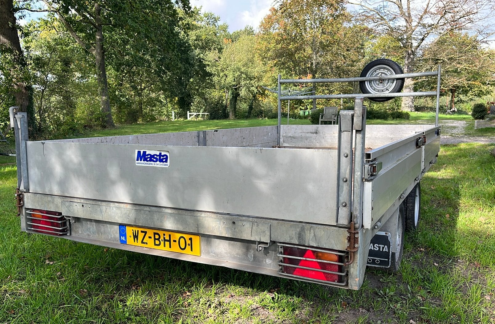 Masta tandemas kipper, Auto diversen, Ophalen, Gebruikt