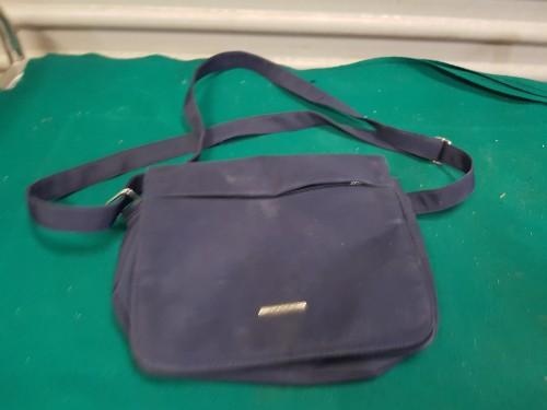 Schoudertas donkerblauw met 9 vakken, merk Puccini, Sieraden, Tassen en Uiterlijk, Ophalen of Verzenden, 'T Olde Gre-j, Info@toldegrej.nl