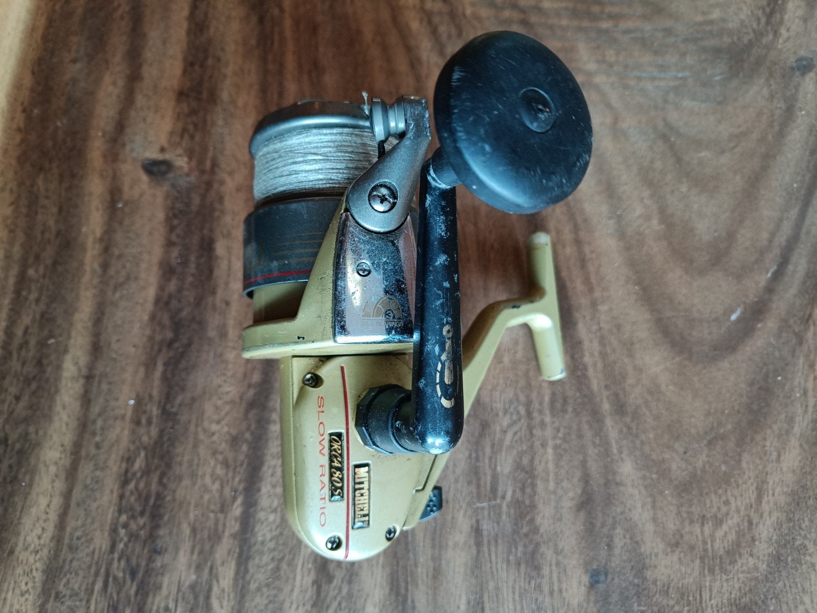 Mitchell Orca 80S Zeehengel - Robuuste Werpmolen, Watersport en Boten, Ophalen of Verzenden, Gebruikt, Molen