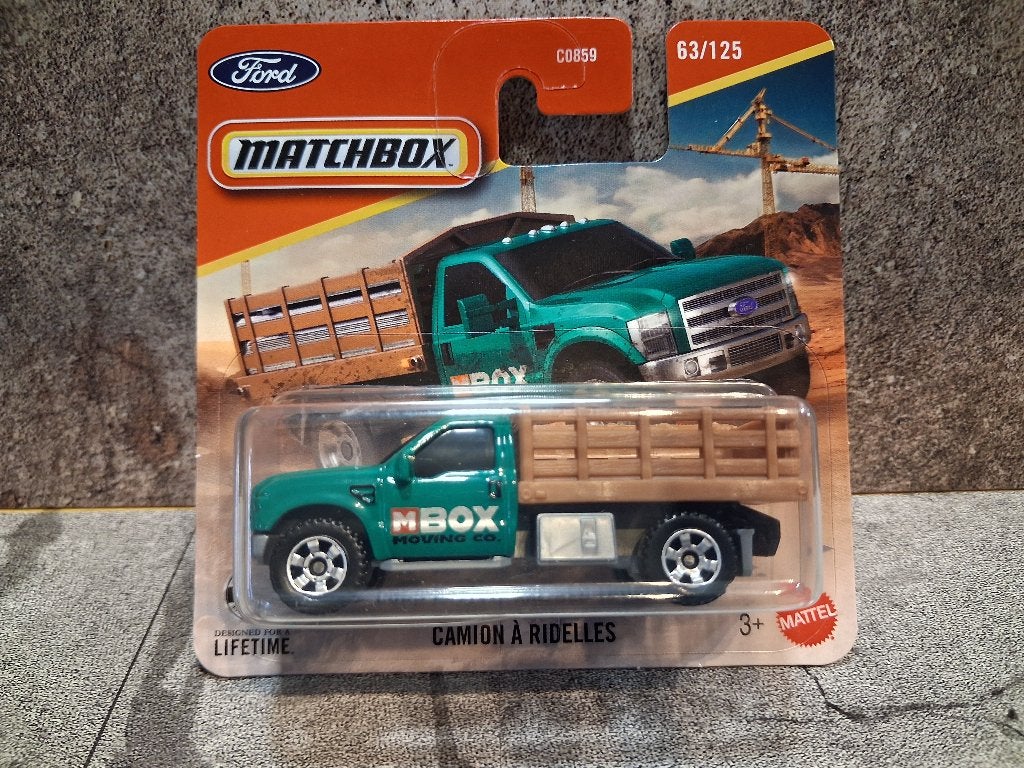 Ford F-350 Stake Bed Truck van Matchbox, Ophalen, Nieuw, Auto