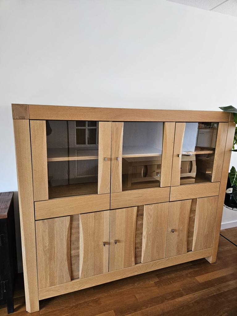 Mooie grenen buffetkast, Huis en Inrichting, Ophalen, 100 tot 150 cm, Zo goed als nieuw, 150 tot 200 cm
