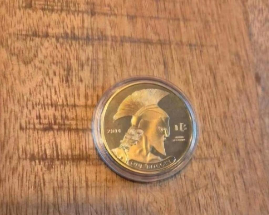 Titan bitcoin munt / coin, Ophalen of Verzenden, Koningin Beatrix