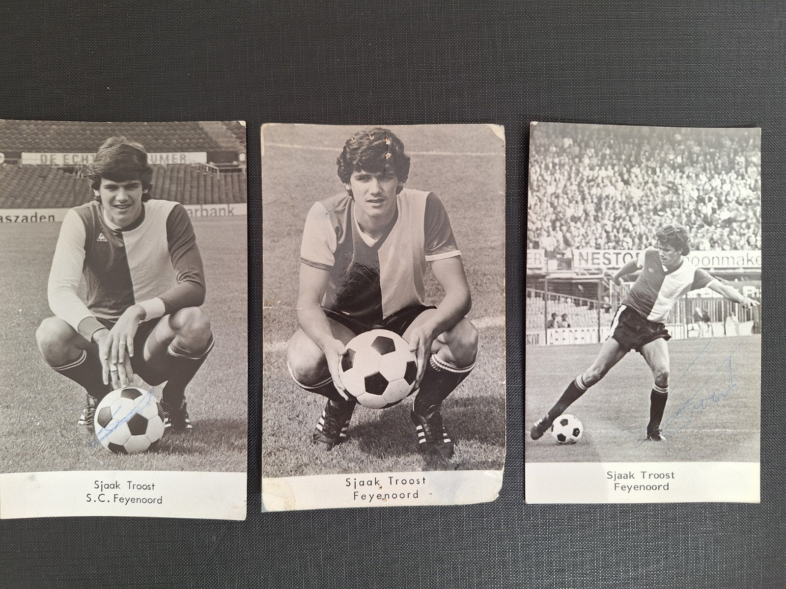 3x Spl.krt Sjaak Troost., Verzenden, Gebruikt, Feyenoord