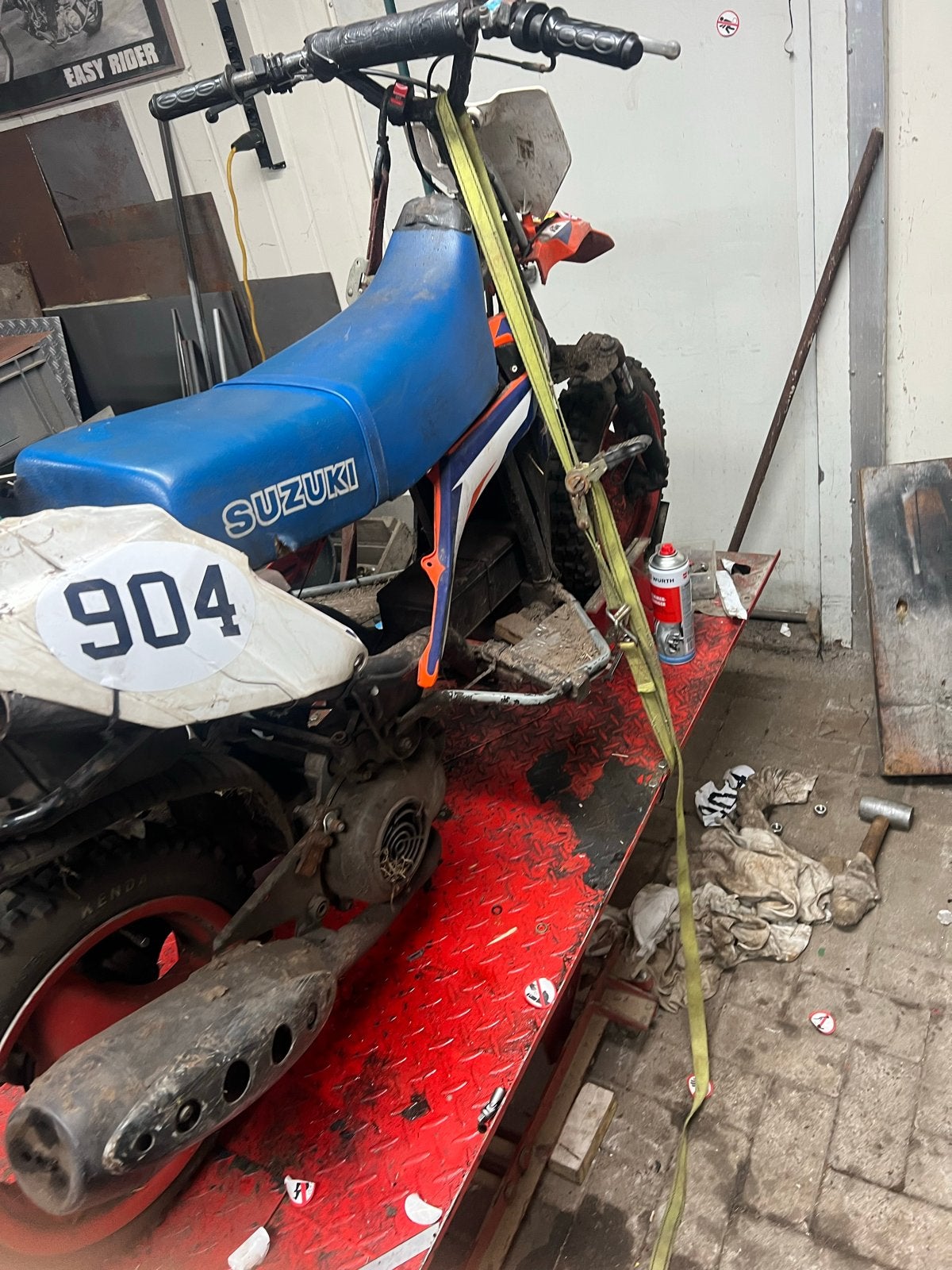 Yamaha crossmotor - Opknapper/onderdelen, Ophalen of Verzenden, Gebruikt, Suzuki