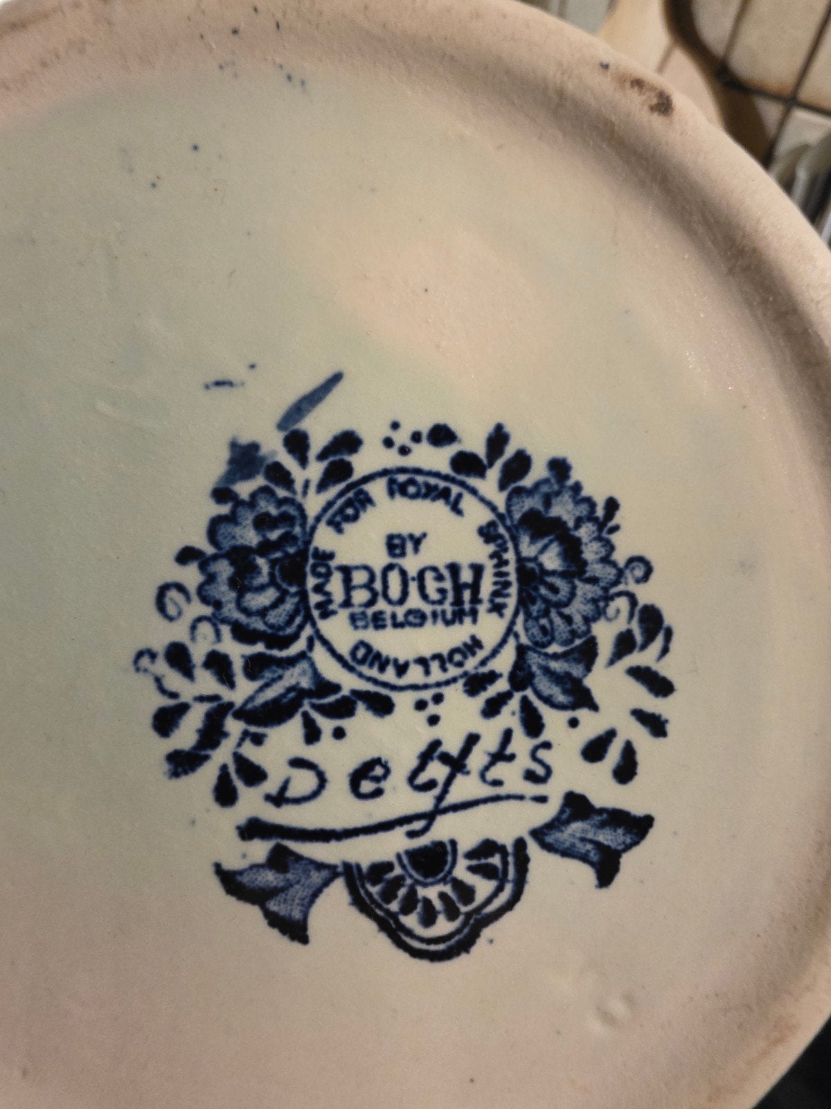 Prachtig Delfts Blauw Vazen Set - Royal Sphinx Boch, Ophalen