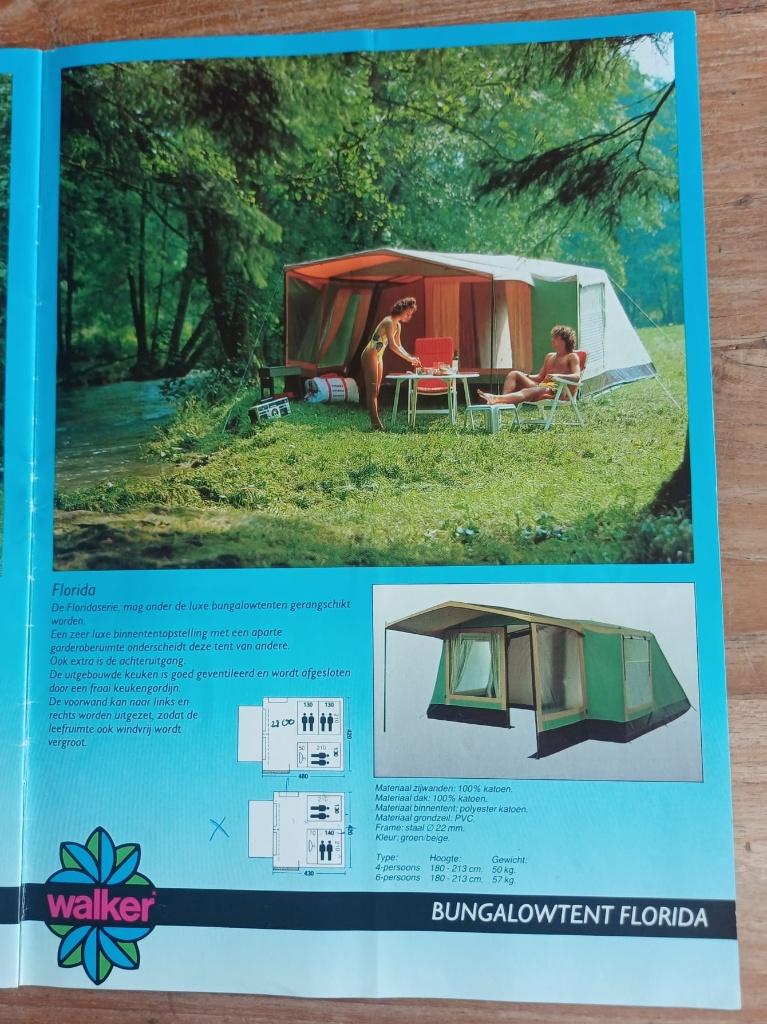 Walker bungalowtent type Florida 4 persoons, Caravans en Kamperen, Tenten, Ophalen, Gebruikt, Tot en met 4
