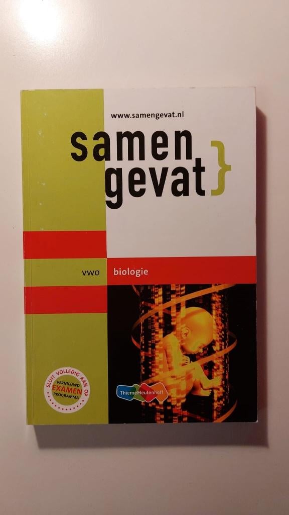 Samengevat Biologie VWO, Boeken, Schoolboeken, Ophalen, Zo goed als nieuw, VWO, Biologie