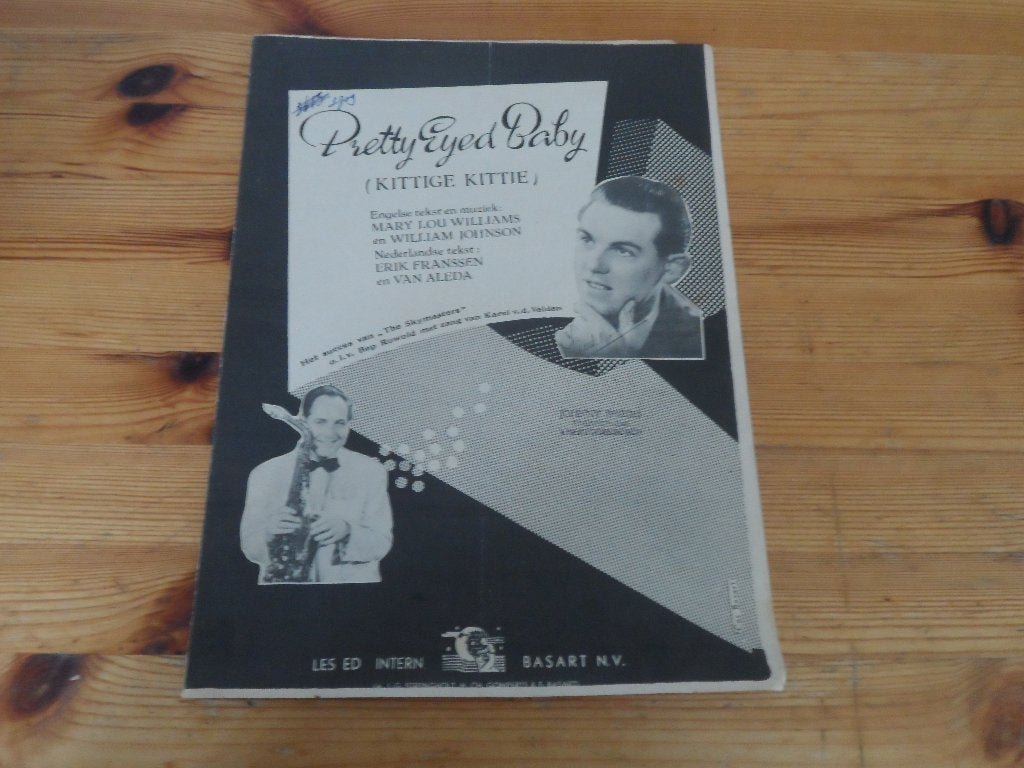 Pretty eyed baby - kittige kittie - williams / johnson, Muziek en Instrumenten, Gebruikt, Gitaar, Ophalen of Verzenden, Artiest of Componist