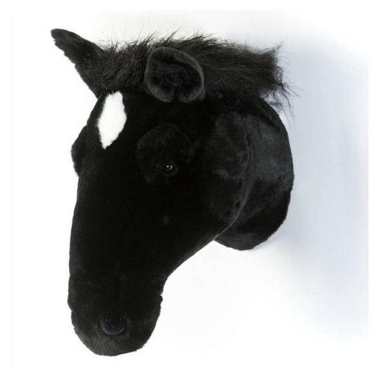 Dierenkop Paard Peter Zwart Wild & Soft, Ophalen of Verzenden, Wild en Soft, Overige typen, Sint Corneliusstraat 4, 8800 Roeselare, Belgium