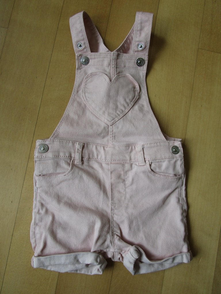 H&M - roze korte tuinbroek maat 86, Kinderen en Baby's, Babykleding | Maat 86, Broekje, Meisje, H&M, Ophalen of Verzenden
