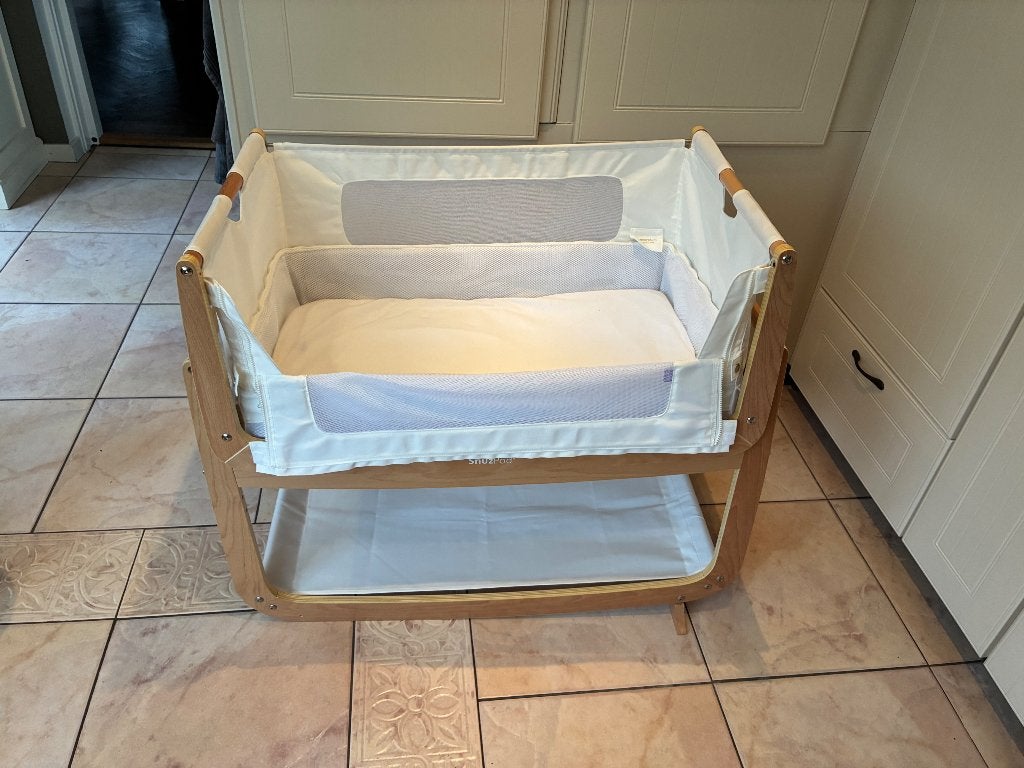 Snuzpod 4 natural co-sleeper zo goed als nieuw, Ophalen, Zo goed als nieuw, Wieg