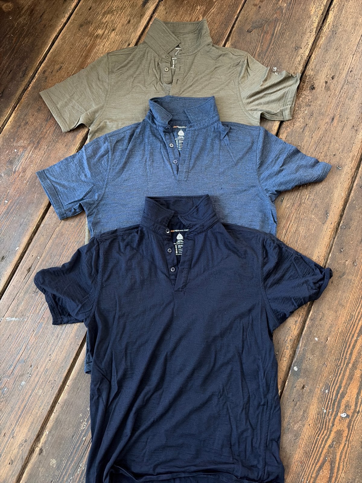 Joe Merino Polo - 3 stuks, Kleding | Heren, Ophalen of Verzenden, Gedragen, Maat 52/54 (L), Blauw