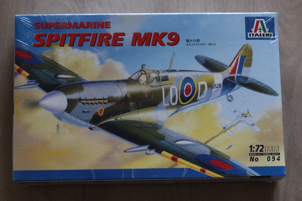 Supermarine Spitfire Mk.9 Italeri 1/72, 1:72 tot 1:144, Italeri, Nieuw, Ophalen of Verzenden