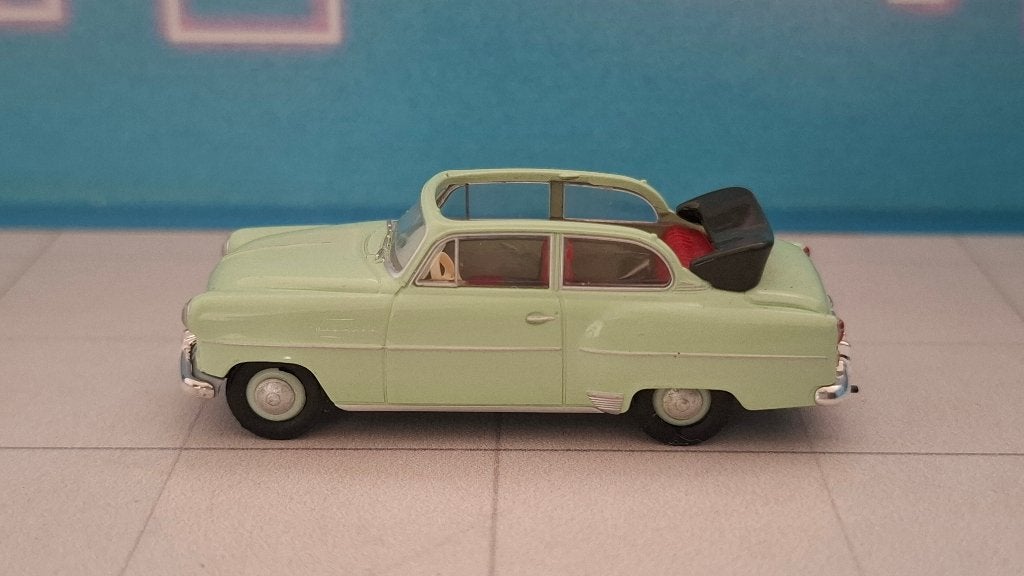 Brekina 1:87 Opel Olympia Rekord Cabrio, Ophalen of Verzenden, Gebruikt, Auto, Brekina