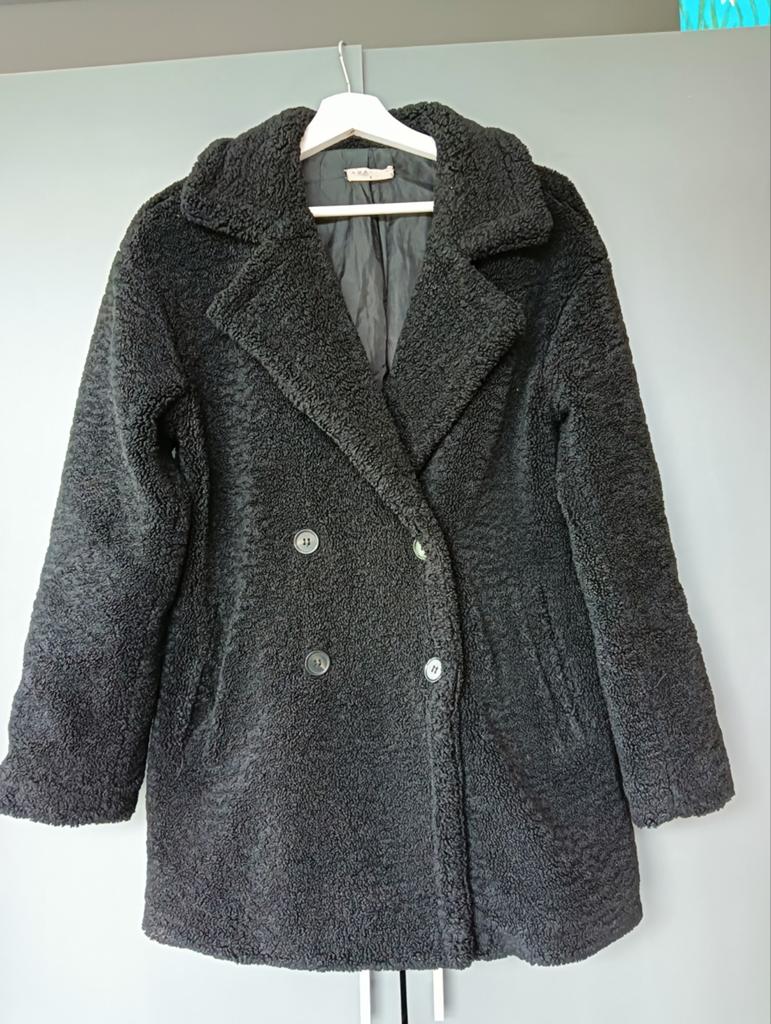 Teddy winterjas van Loavies mt S, Zwart, Ophalen of Verzenden, Loavies, Maat 36 (S)
