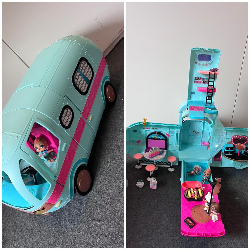 Lol glamper incl 5 poppetjes, Ophalen, Zo goed als nieuw