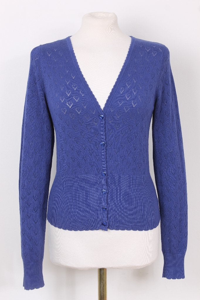 Hartjes vest van KING LOUIE maat M, Maat 38/40 (M), Blauw, Ophalen of Verzenden, Zo goed als nieuw