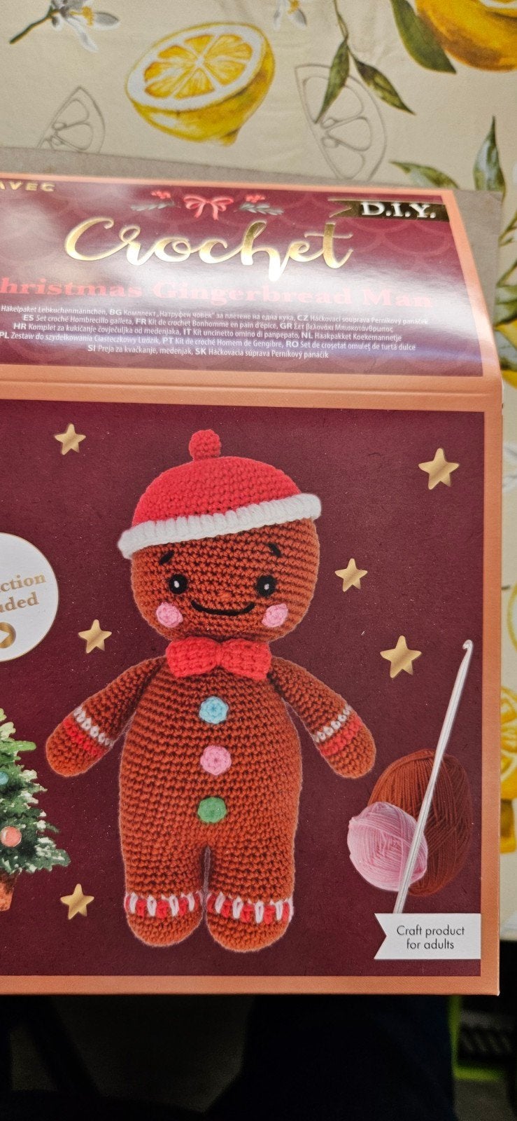 Haakpakket Koekenmannetje Gingerbread Man, Ophalen, Nieuw, Haken, Overige typen