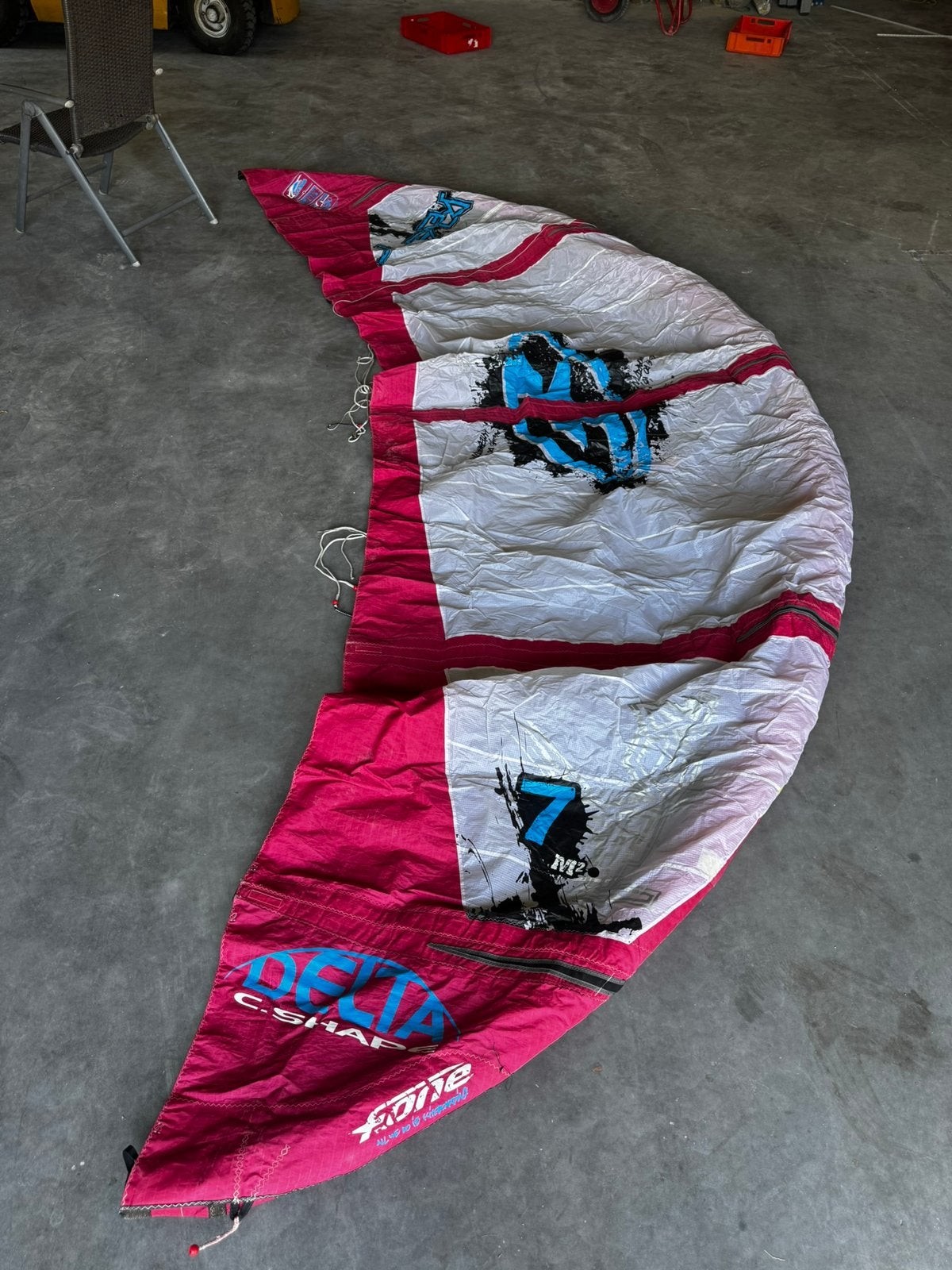 F-one kite 7m 2016, Watersport en Boten, Windsurfen, Ophalen, Gebruikt, Zeil