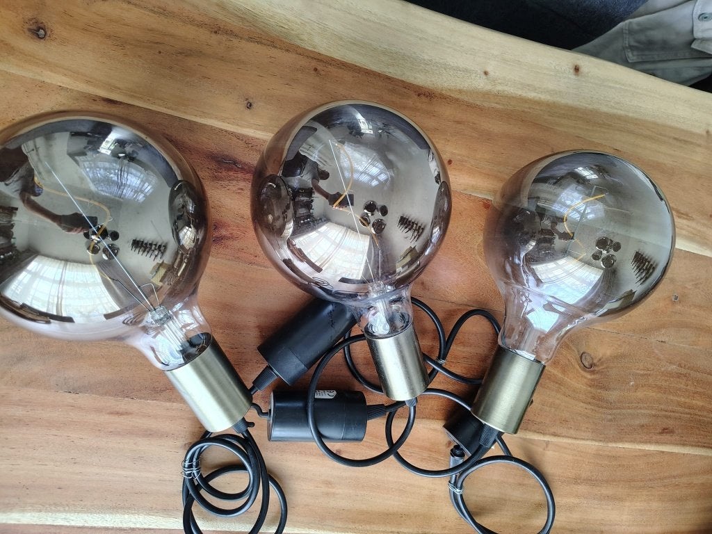 3x Eglo Vignanello hanglampen voor buiten op batterij, Tuin en Terras, Buitenverlichting, Ophalen, Kunststof, Gebruikt, Minder dan 50 watt