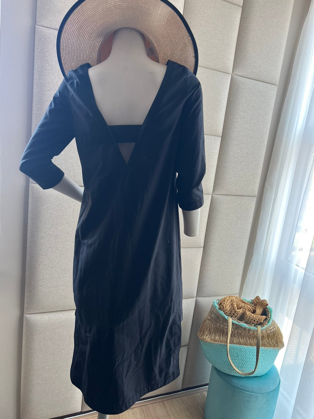 Nikkie mooie zwarte zomerjurk/ maat 36, Verzenden, Zwart, Nieuw, Maat 36 (S)