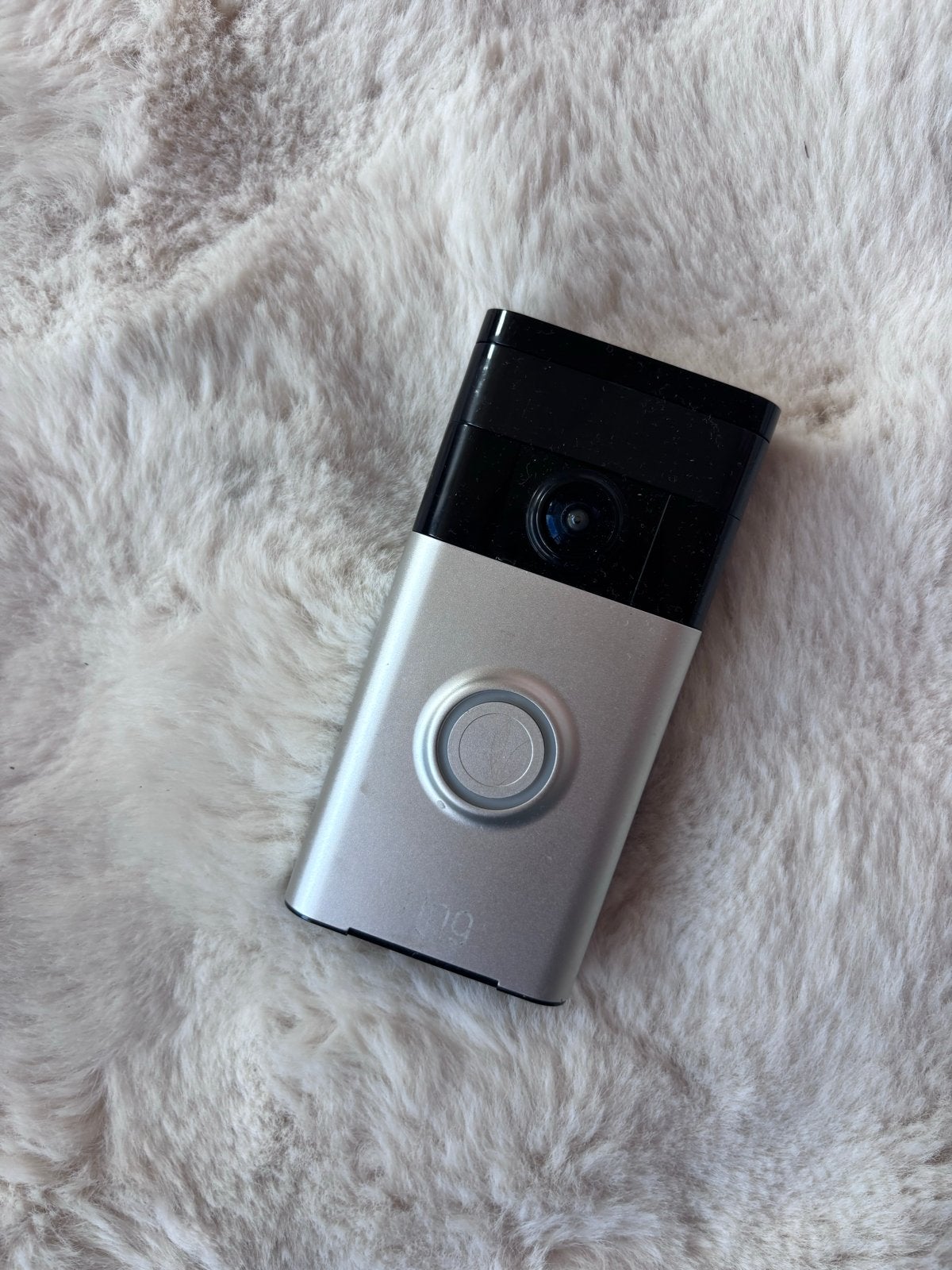 Ring Video Deurbel - Zilver/Zwart, Verzenden, Gebruikt, Buitencamera