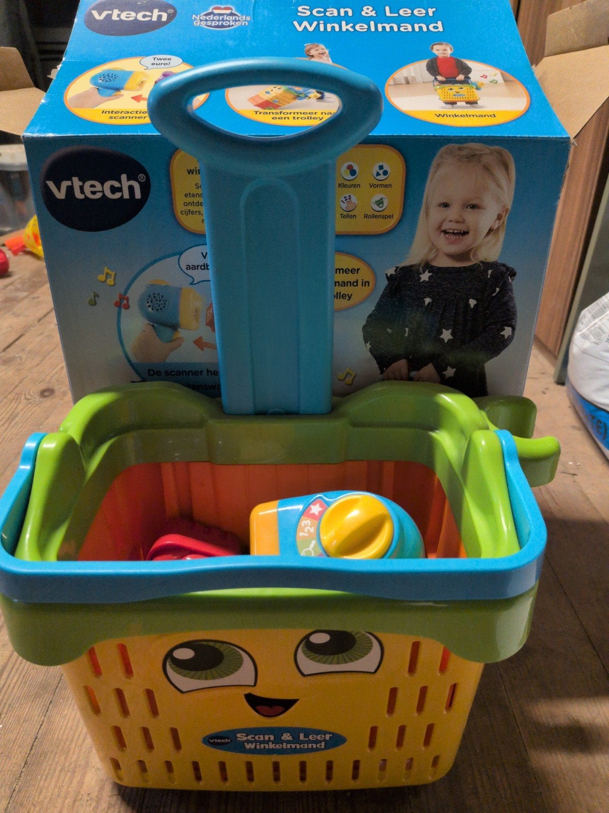 VTech Scan & Leer Winkelmand - Educatief Speelgoed, Ophalen, Gebruikt, 6 maanden tot 2 jaar