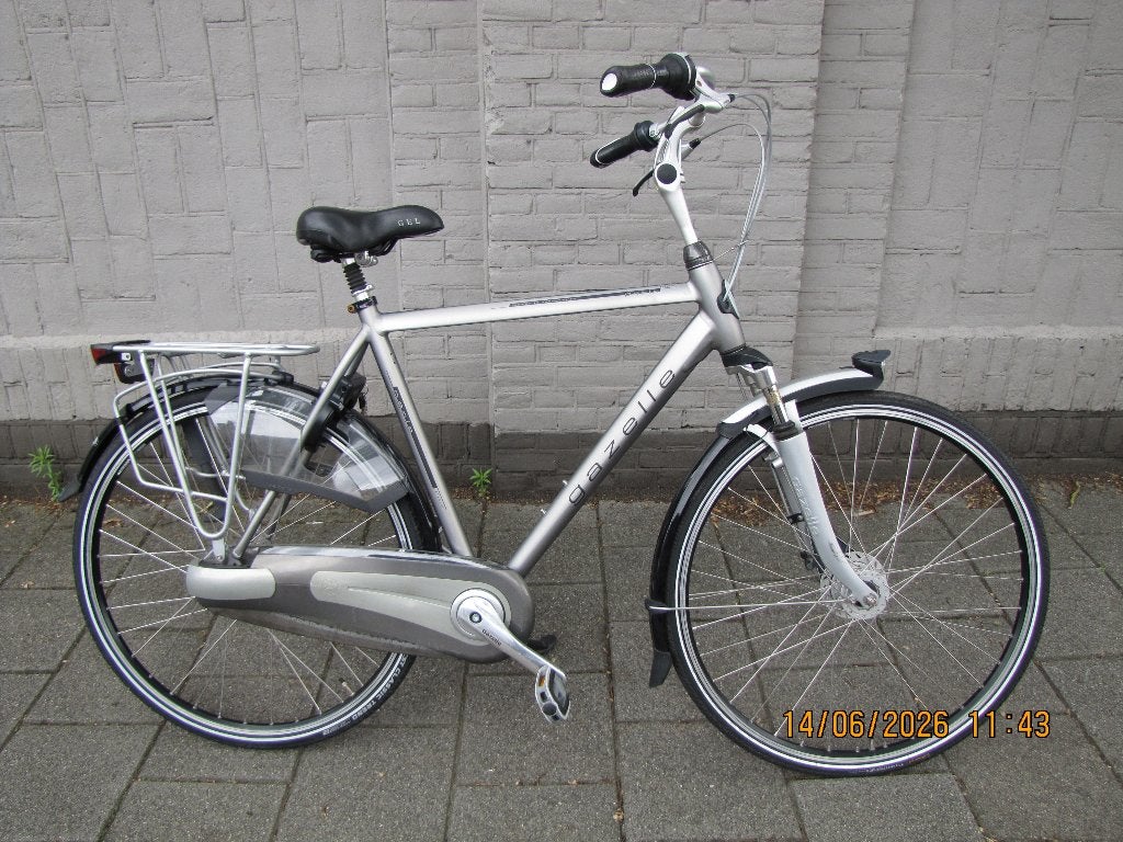 heren fiets, Ophalen, Gebruikt, Versnellingen, 57 tot 61 cm