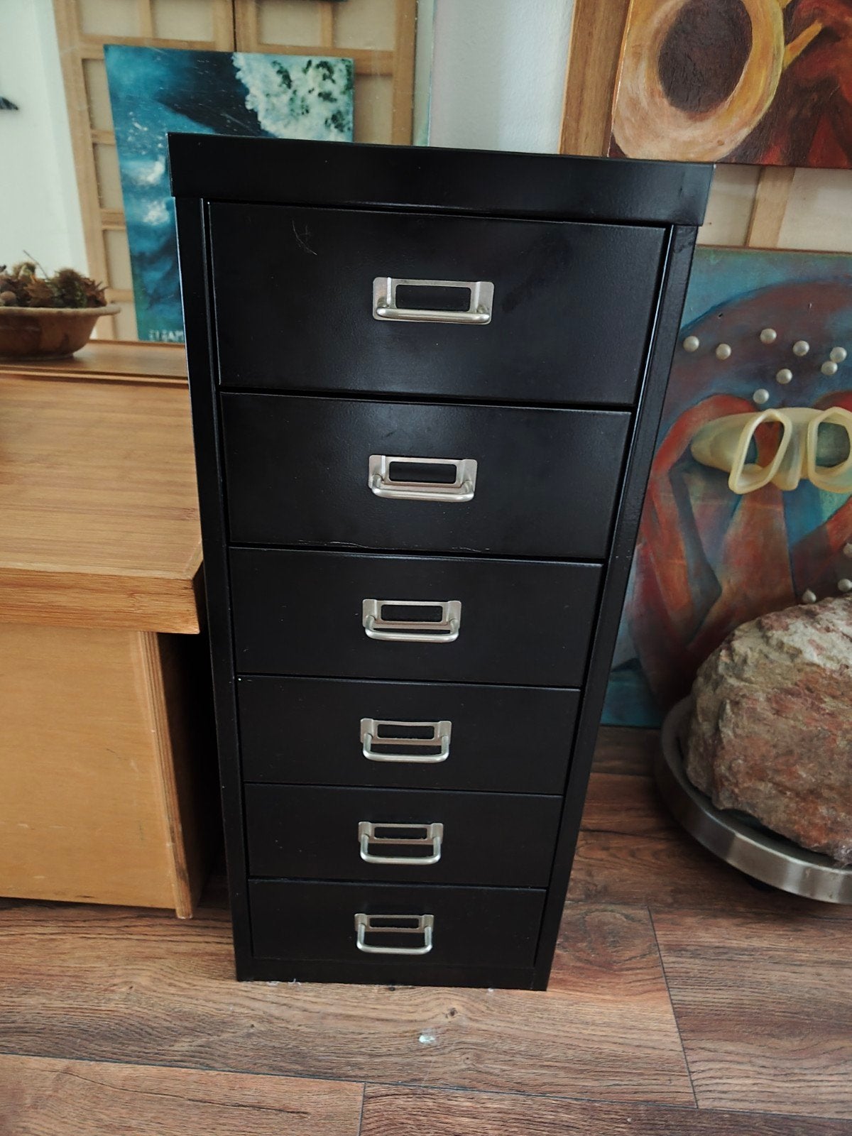 Archiefkast oud industeieel, Ophalen, Minder dan 50 cm, 5 laden of meer, Zo goed als nieuw