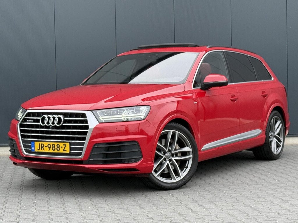 Audi Q7 3.0 TFSI Quattro S-Line 7-Pers - Massage - 360° - A, Auto's, Audi, Bedrijf, Te koop, Q7, 360° camera, 4x4, ABS, Achteruitrijcamera