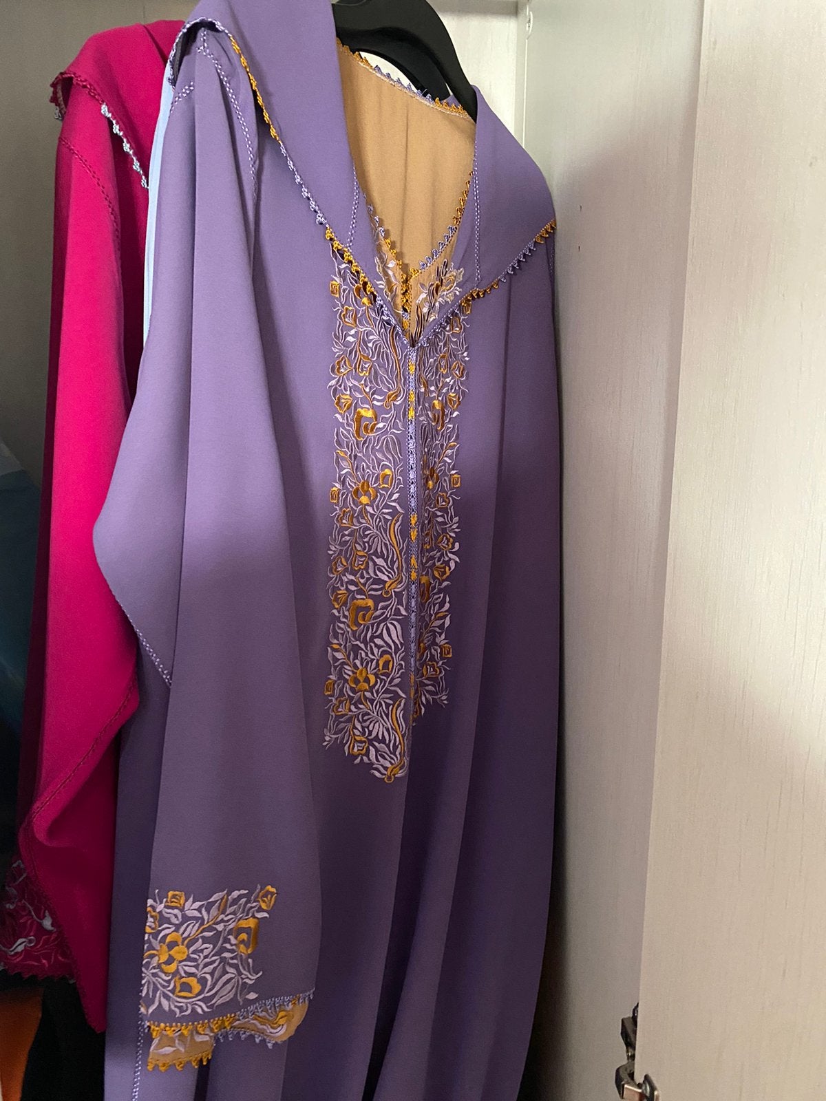 Prachtige Marokkaanse jurk jellaba als nieuw, Kleding | Dames, Overige typen, Blauw, Maat 42/44 (L), Ophalen of Verzenden