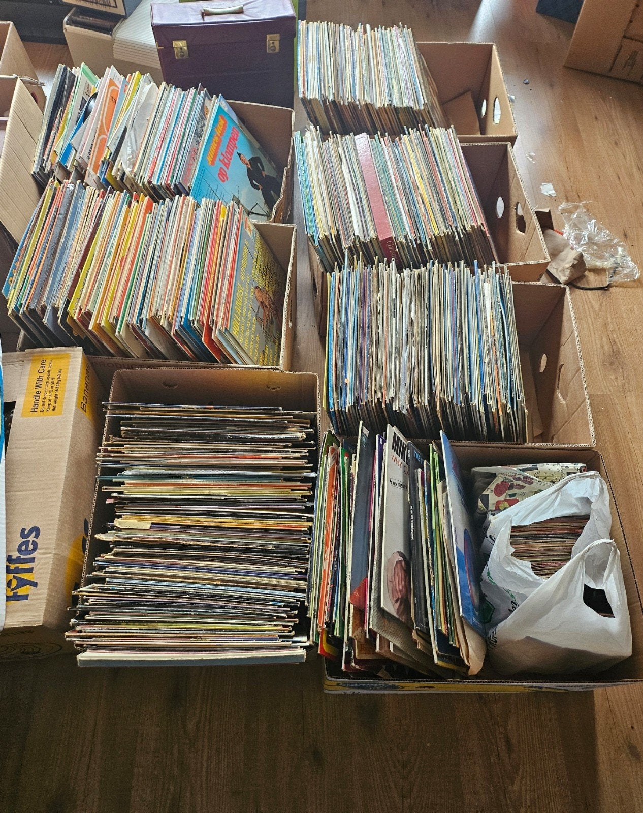 Grote partij vinyl LP platen, Ophalen, Gebruikt, Overige formaten