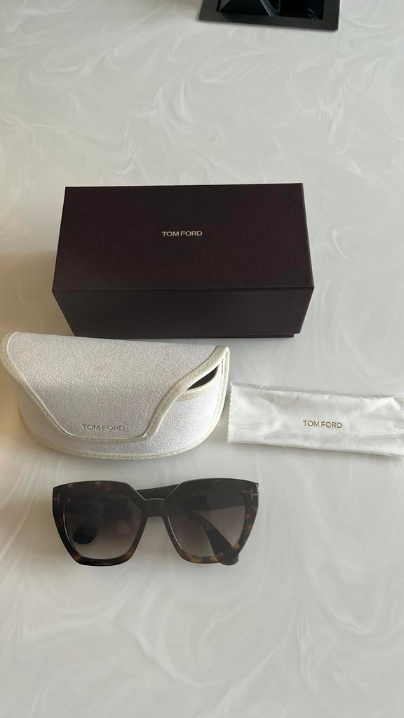 Tom Ford zonnebril, Ophalen of Verzenden, Zo goed als nieuw, Zwart, Overige merken