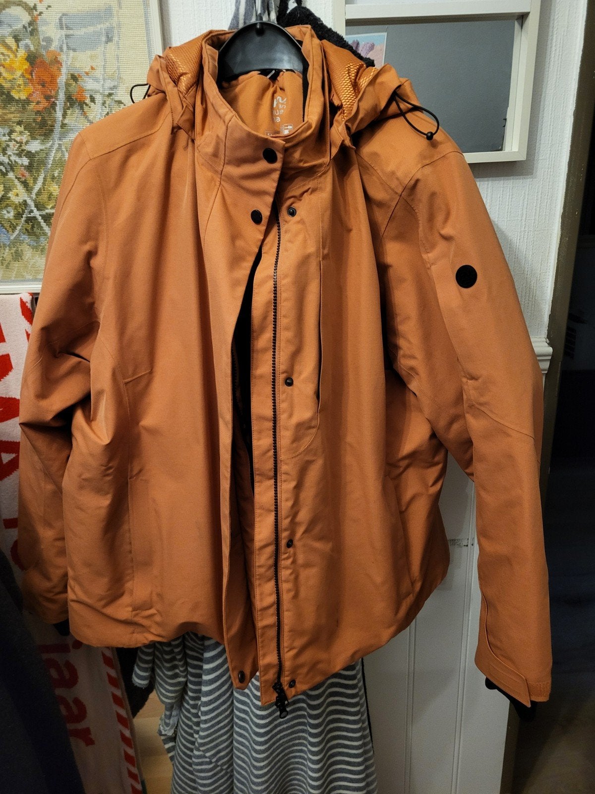 Human Nature 4XL waterdichte en ademende jas, Maat 46/48 (XL) of groter, Oranje, Ophalen of Verzenden, Zo goed als nieuw