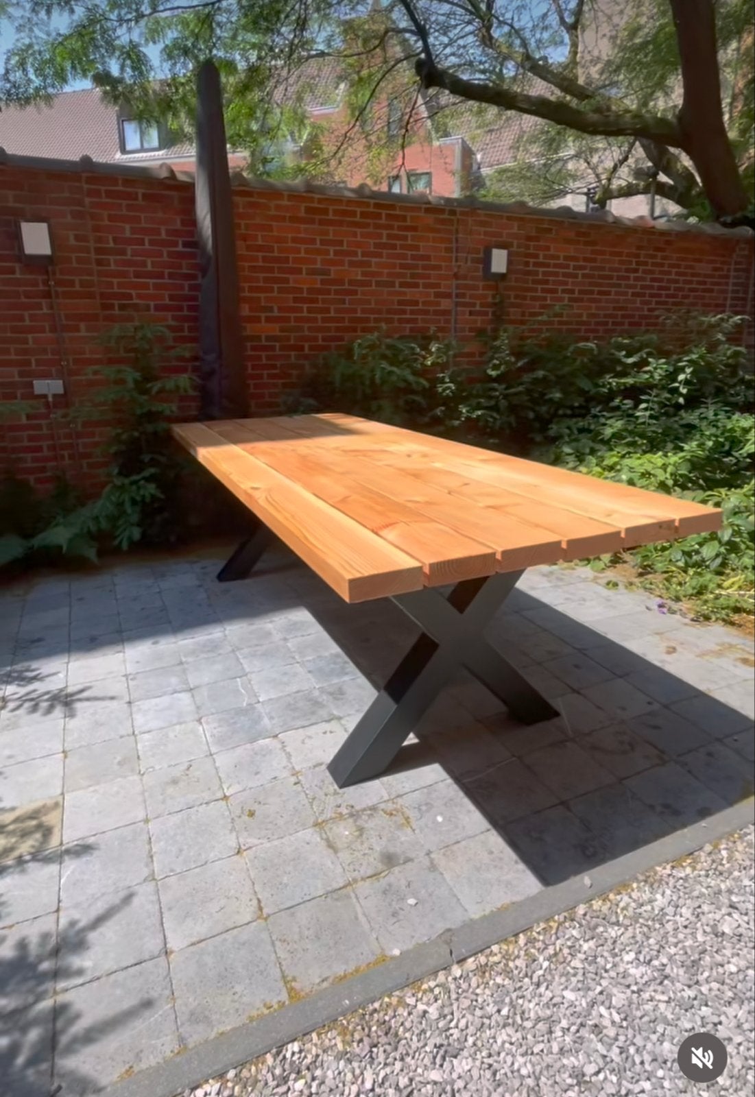 Douglass buiten tafel, Ophalen of Verzenden, Nieuw, Rechthoekig, Hout