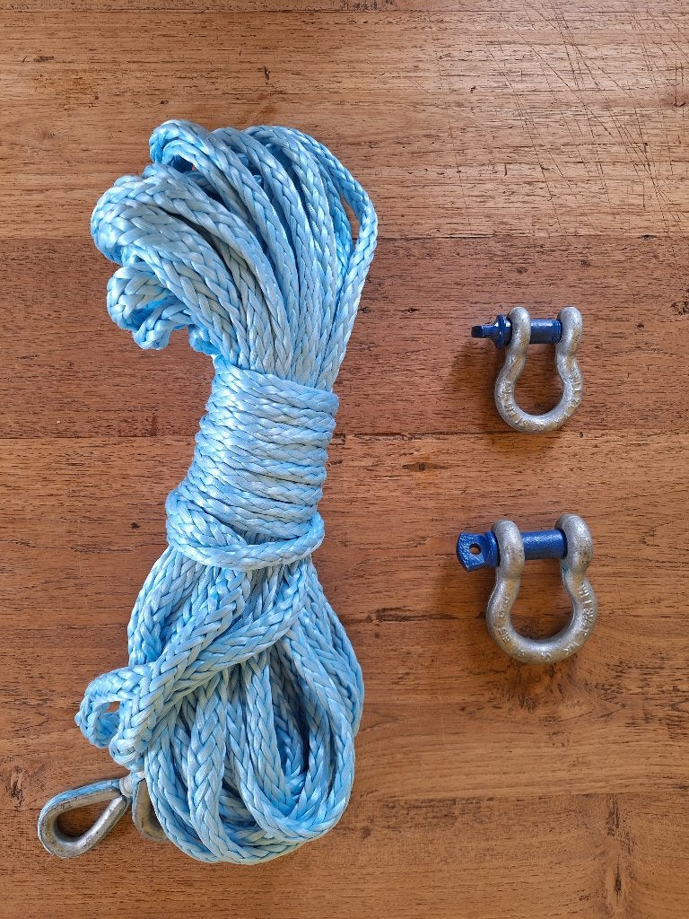Dynaforce+ touw (25m), 8mm, 6.6 ton, Onbekend, 70 mm of meer, Overige typen, Ophalen of Verzenden