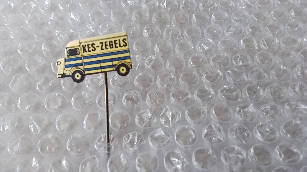 Speldje citroen hy busje (kes-zegels, Ophalen of Verzenden, Zo goed als nieuw, Overige onderwerpen